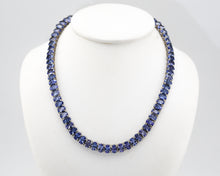 Load image into Gallery viewer, Tanzanite Tennis Necklace