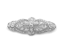 Load image into Gallery viewer, Edwardian Platinum Diamond Brooch