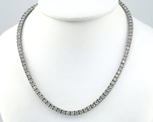 Load image into Gallery viewer, Illusion Set Lab Grown Diamond Tennis Necklace