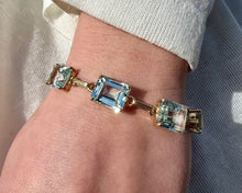 Load image into Gallery viewer, 14K Yellow Gold 42.70CTW Aquamarine Bracelet