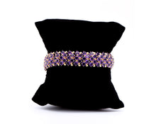 Load image into Gallery viewer, 14K Yellow Gold Amethyst Bracelet