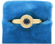 Load image into Gallery viewer, 14K Yellow Gold Blue Spinel Ring