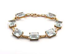 Load image into Gallery viewer, 14K Yellow Gold 42.70CTW Aquamarine Bracelet