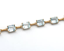 Load image into Gallery viewer, 14K Yellow Gold 42.70CTW Aquamarine Bracelet