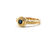 Load image into Gallery viewer, 14K Yellow Gold Blue Spinel Ring