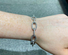 Load image into Gallery viewer, 18K White Gold Bracelet Set With Diamonds 2.40CTW