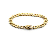 Load image into Gallery viewer, 14K Yellow Gold Curb Link Bracelet