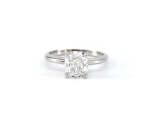 Load image into Gallery viewer, GIA Certified Cushion Cut Diamond Solitaire Engagement Ring