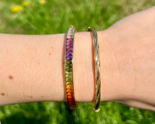 Load image into Gallery viewer, Yellow Gold Twist Bangle