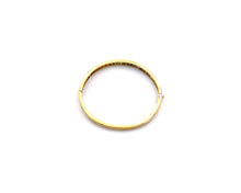 Load image into Gallery viewer, Yellow Gold Rainbow Gemstone Bangle Bracelet