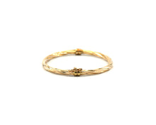 Load image into Gallery viewer, Yellow Gold Twist Bangle