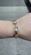 Load and play video in Gallery viewer, 14K Yellow Gold 42.70CTW Aquamarine Bracelet