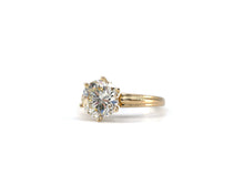 Load image into Gallery viewer, Vintage 2.65CT Round Brilliant Cut Diamond Solitaire Engagement Ring