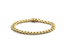 Load image into Gallery viewer, 14K Yellow Gold Curb Link Bracelet
