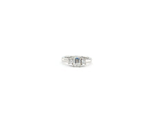 Load image into Gallery viewer, Emerald cut 3-Stone Diamond Ring