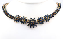 Load image into Gallery viewer, Sapphire Wreath Necklace