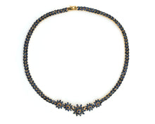 Load image into Gallery viewer, Sapphire Wreath Necklace