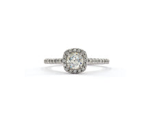 Load image into Gallery viewer, Round Diamond Halo Engagement Ring