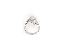 Load image into Gallery viewer, Antique Platinum and Diamond Cocktail Ring