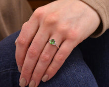 Load image into Gallery viewer, Green Garnet Ring