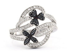 Load image into Gallery viewer, Black and White Diamond Ring
