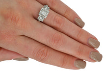 Load image into Gallery viewer, Princess-cut Diamond Halo Engagement Ring
