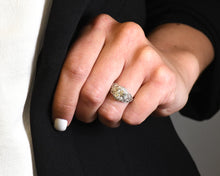 Load image into Gallery viewer, Vintage Platinum and Diamond Ring