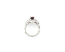 Load image into Gallery viewer, Rhodolite Garnet and Diamond Ring