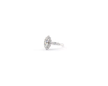 Load image into Gallery viewer, Marquise Diamond Halo Engagement Ring