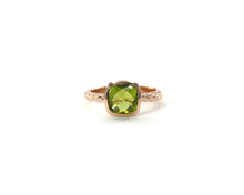 Load image into Gallery viewer, Rose Gold Peridot Ring
