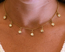 Load image into Gallery viewer, Diamond Dangle Necklace