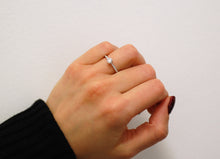 Load image into Gallery viewer, Round Diamond Engagement Ring with Diamond Accents