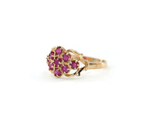 Load image into Gallery viewer, Vintage 10K Yellow Gold Ruby Ring