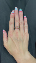Load and play video in Gallery viewer, Vintage 10K Yellow Gold Ruby Ring