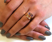 Load image into Gallery viewer, 14K yellow gold Ametrine ring.