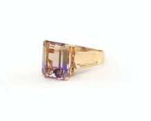 Load image into Gallery viewer, 14K yellow gold Ametrine ring.