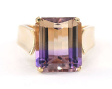 Load image into Gallery viewer, 14K yellow gold Ametrine ring.
