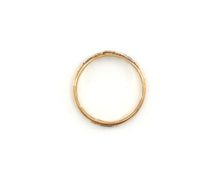 Load image into Gallery viewer, 18K Yellow and White Gold Vintage Diamond Band