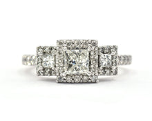 Load image into Gallery viewer, Princess-cut Diamond Engagement Ring