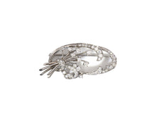 Load image into Gallery viewer, Vintage Platinum Signed JEC & Co. Brooch/Pendant Set With Diamonds