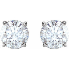 Load image into Gallery viewer, Round Diamond Studs
