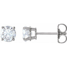 Load image into Gallery viewer, Round Diamond Studs
