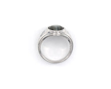 Load image into Gallery viewer, Estate Platinum Ring Set With GIA Certified Natural Cat's Eye Chrysoberyl And Diamonds