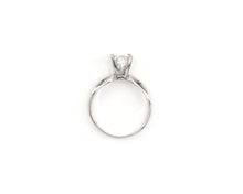 Load image into Gallery viewer, Platinum Princess Cut Diamond Solitaire Engagement Ring