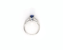 Load image into Gallery viewer, Platinum Sapphire and Diamond Ring