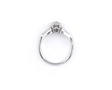 Load image into Gallery viewer, Vintage 14K White Gold Signed Prism-Lite Diamond Engagement Style Ring