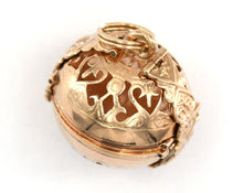 Load image into Gallery viewer, Vintage 14K Yellow Gold Ball Picture Locket Pendant Charm