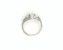 Load image into Gallery viewer, Vintage Platinum and Diamond Filigree Ring