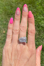 Load image into Gallery viewer, Signed Tiffany & Co Vintage 1940s Platinum And Diamond Ring