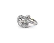 Load image into Gallery viewer, Signed Tiffany & Co Vintage 1940s Platinum And Diamond Ring